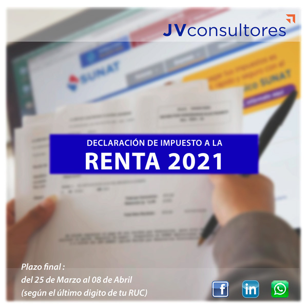 DECLARACION DE RENTA 2021